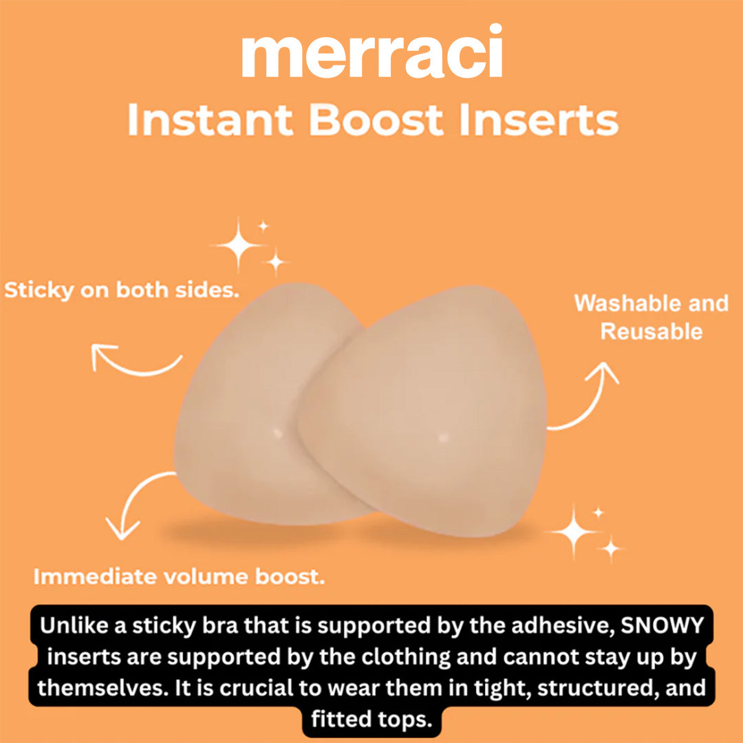 Sticky Inserts - Instant Boost Non-Adhesive Nip Covers